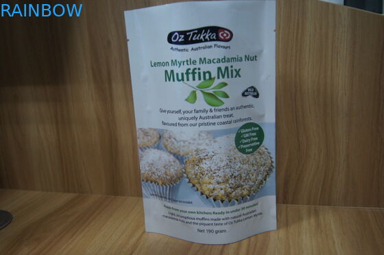 플라스틱 단백질 분말/설탕/감미료 주문 포장 부대 Ziplock를 위로 서 있으십시오