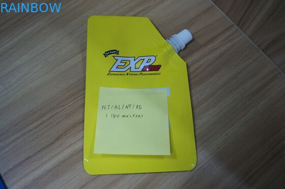 박판으로 만드는 옆 주둥이 윤활유 포장 부대로 포장하는 주둥이 주머니를 위로 서 있으십시오