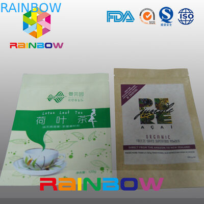 인쇄된 주문을 받아서 만들어진 종이 봉지 지퍼 Doypack 식품 포장 부대