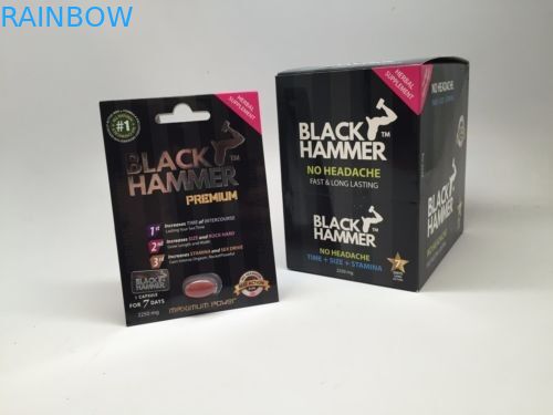 남성 성 증진 환약/카드 포장을 위한 빨간 Mamba 종이상자