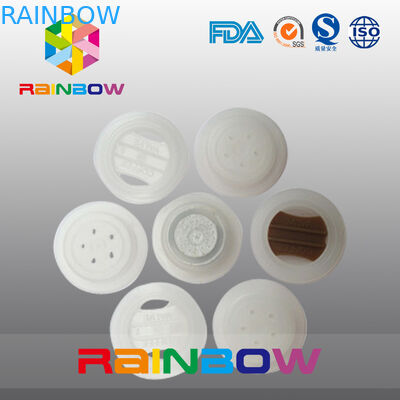 1회분의 커피 봉지 패킹을 위한 기체 제거 벨브를 포장하는 주문을 받아서 만들어진 플라스틱 주머니