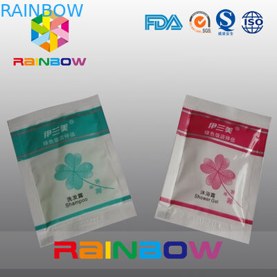 3 - 샴푸/샤워 젤 포장을 위한 측에 의하여 밀봉되는 주머니 화장용 포장 부대