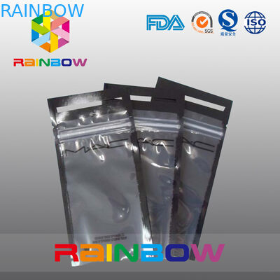 Ziplock를 가진 로고 인쇄 헤드폰/이어폰 포장 부대/주머니를 꿰뚫어 보십시오