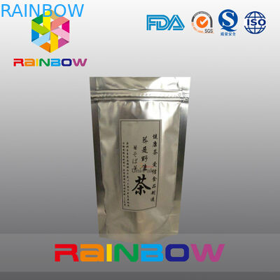 광선이 안 통하는 차/커피 콩/건조한 음식을 위한 지플락 알루미늄 호일 부대를 위로 서 있으십시오