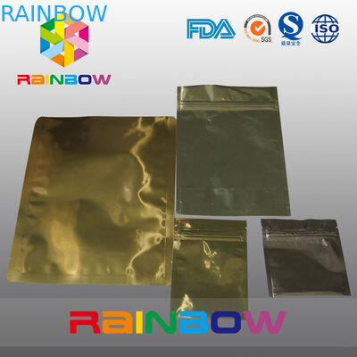 금 알루미늄 호일 전자 제품을 위한 반대로 정체되는 부대 지퍼 주머니 패킹