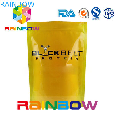 광택 있는 위로 보충합니다 알루미늄 호일 주머니 포장 Zip 자물쇠 분말 부대를 서 있으십시오