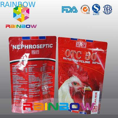 관례는 당신의 자신의 로고 지퍼를 가진 애완 동물/Tukey 음식 저장 주머니를 위로 서 있습니다