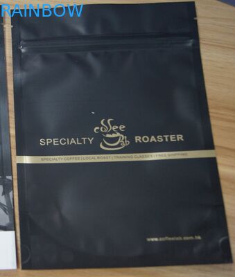 알루미늄 호일 커피 주머니를 포장하는 Mouisture 증거 매트 플라스틱 주머니는 유형을 위로 서 있습니다