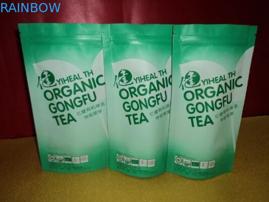 Lipton 우아한 구부려진 애완 동물/VMPET는/PE 차 포장 부대 차를 위한 부대 높은 쪽으로 Up/stand를 서 있습니다