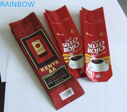 1개의 방법 가스를 제거 벨브, 녹색/검정을 가진 포일 1회분의 커피 봉지를 주문 설계하십시오