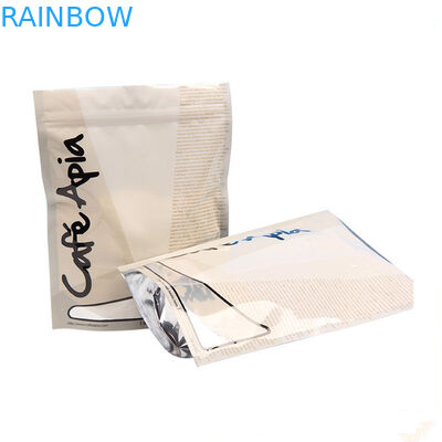 우아한 구부려진 Lipton 차 포장 부대는 주문을 받아서 만들어진 주머니를 위로 서 있습니다