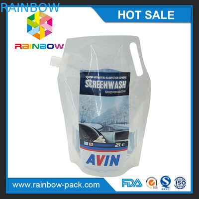 주문을 받아서 만들어진 재사용할 수 있는 플라스틱은 유아식/주스/수프를 위한 짜기 주머니를 위로 서 있습니다