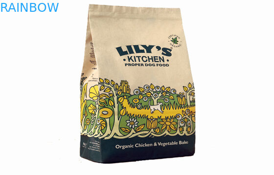 마른 과일, 식사, 차, 커피를 위해 포장하는은 금박지 주머니