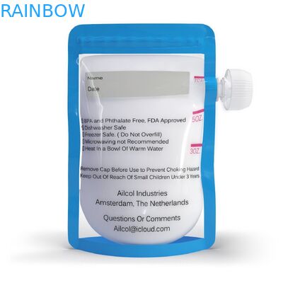 포장하는 박판으로 만들어진 물자 옆 주둥이/주둥이 주머니는/주스를 위한 주머니를 위로 서 있습니다