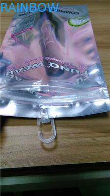 주문을 받아서 만들어진 보통 명확한 주머니 공백 알루미늄 호일 zip 자물쇠 부대를 위로 서 있습니다