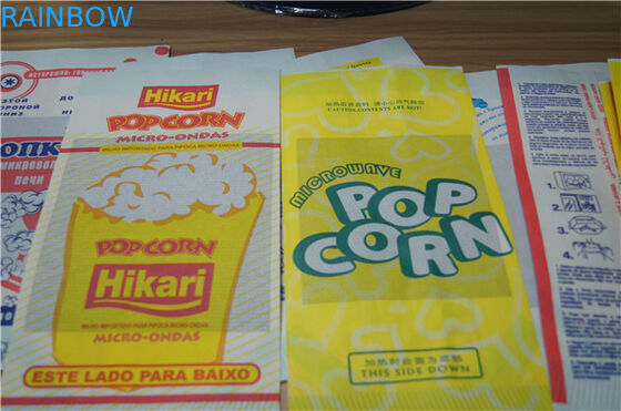 음식 급료 식사를 위해 열려있는 편평한 바닥 브라운에 의하여 주문을 받아서 만들어지는 종이 봉지 정상