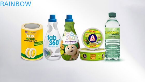 우유 열 - 과민한 사진 요판 인쇄가 백색 PVC/애완 동물 수축 소매에 의하여 레테르를 붙입니다