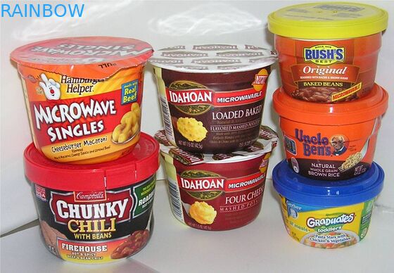 우유 열 - 과민한 사진 요판 인쇄가 백색 PVC/애완 동물 수축 소매에 의하여 레테르를 붙입니다