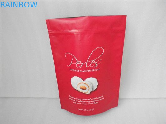 플라스틱 매트 알루미늄 호일은 친절한 주머니 방습 Eco를 위로 서 있습니다