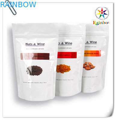 까만 Zip 자물쇠/눈물 노치로 포장하는 매트 Kraft 포일 주머니를 위로 서 있으십시오