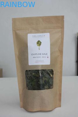 알루미늄에 의하여 박판으로 만들어진 Mylar 음식 저장 부대는, 종이 봉지를 위로 서 있습니다