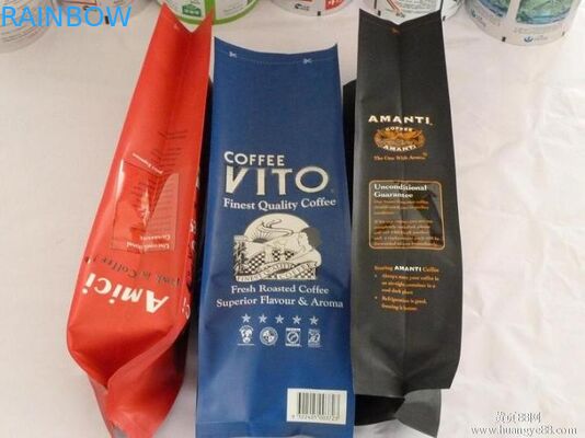 음식 저장을 위한 매트 Mylar 부대를 포장하는 박판으로 만들어진 옆 삼각천 포일 주머니