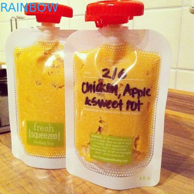 FDA 증명서 누설방지를 가진 재사용할 수 있는 액체 음식 주둥이 주머니