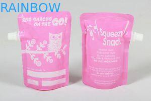 FDA 증명서 누설방지를 가진 재사용할 수 있는 액체 음식 주둥이 주머니