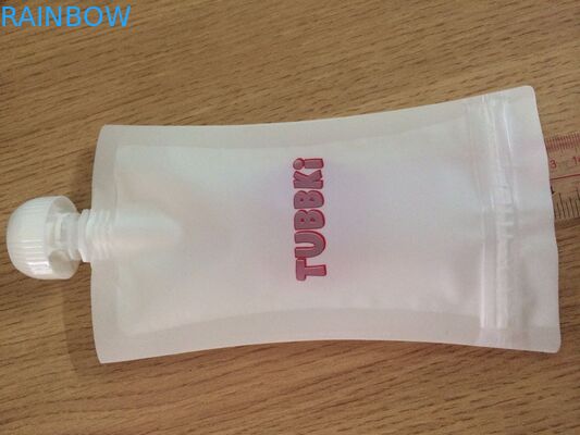 밑바닥 두 배 지퍼를 가진 누설방지 재사용할 수 있는 유아식 주머니