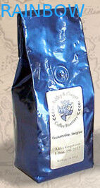 알루미늄 호일 커피 콩 플라스틱 주머니 포장은 벨브를 가진 부대를 위로 서 있습니다