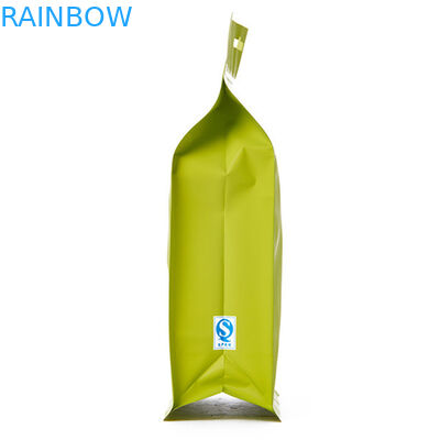 Kraft 종이 차 포장 부대는 ziplock를 가진 알루미늄 플레스틱 포장 부대를 위로 서 있습니다