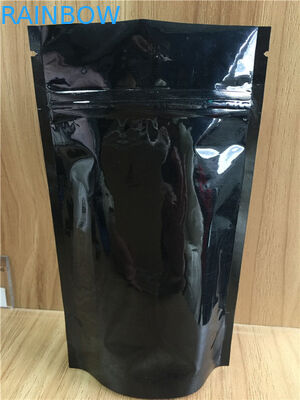 알루미늄 호일 바닥 삼각천은 지플락 저장을 포장 내뿜었습니다 밥 분말 자루에 넣습니다