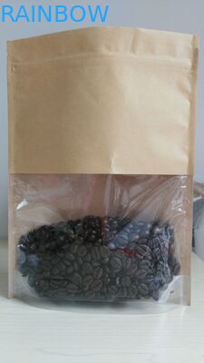 재상할 수 있는 주문을 받아서 만들어진 종이 봉지는 브라운 Kraft 종이 봉지 OEM를 위로 서 있습니다