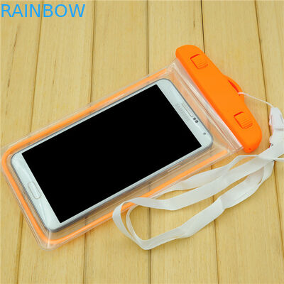 유니버설 5.5 인치 Pvc 더하기 Iphone 6s 6을 위한 방수 전화 부대, 분홍색/Oragne/파랑