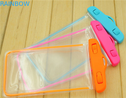 유니버설 5.5 인치 Pvc 더하기 Iphone 6s 6을 위한 방수 전화 부대, 분홍색/Oragne/파랑