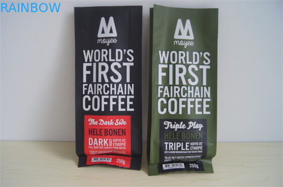 벨브, 빨간 녹색을 가진 주문을 받아서 만들어진 옆 삼각천 알루미늄 호일 1회분의 커피 봉지