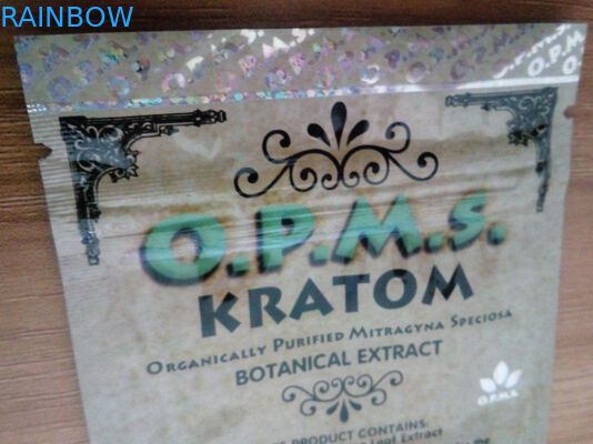 5ct OPMS 금 kratom 지플락 추출물은 포장 부대/3 옆 물개 ziplock 부대를 요약합니다