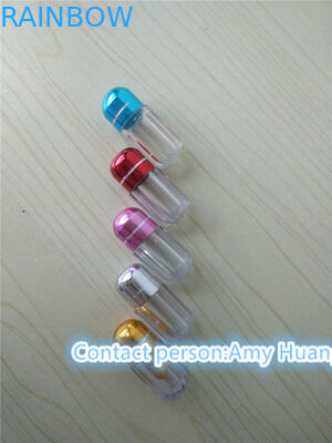 알루미늄 필리핀 뚜?? 이 있는 빈 단단한 젤라틴 캡슐 병 성약 컨테이너