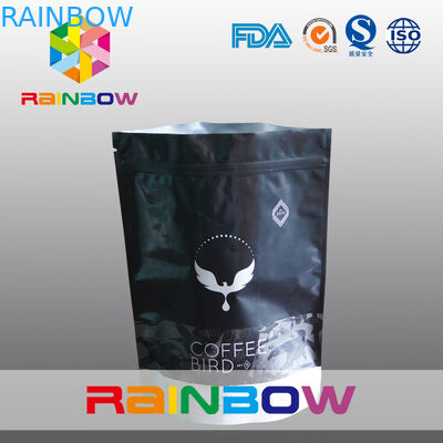 250g 매트 바닥 삼각천 부대는, 커피 포장을 위한 주머니 부대를 위로 서 있습니다