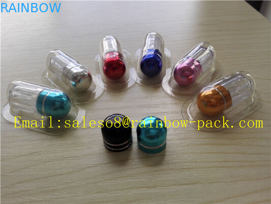 팔각형 모양 10ml 플라스틱 알약 병 빈 캡슐 병 단일 캡슐