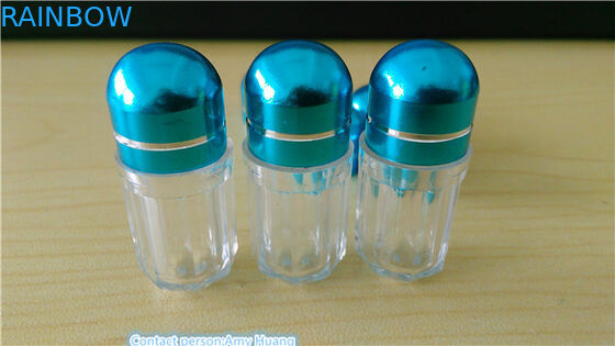 재사용 가능한 작은 플라스틱 약 병 단일 캡슐용 플라스틱 약 용기