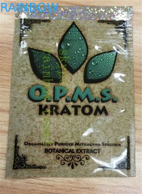 cannabinoids kratom 캡슐/mitragyna를 위한 알루미늄 호일 정상 ziplock 포장 부대