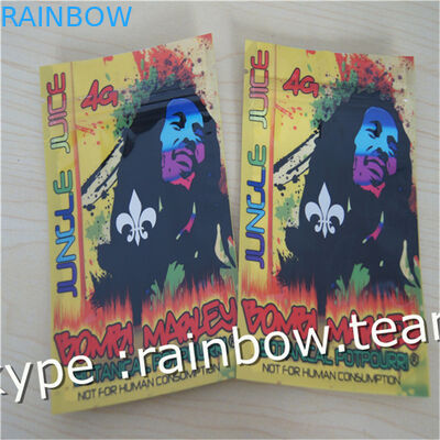 초본 향 부대 3 분말을 위한 1g /2g /3g/4g/5g 향낭 부대를 위한 옆 물개 지퍼 부대/주문 초본 향 부대