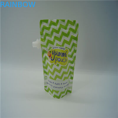 찬성되는 FDA를 포장하는 5oz 재사용할 수 있는 유아식 플라스틱 주머니