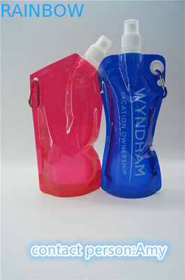 방수 에너지 음료 지플락 액체 저장은 야자열매 음료 사용을 자루에 넣습니다