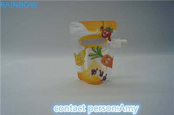 친절한 FDA 주스 zip 자물쇠 인쇄 주둥이 주머니 포장 eco