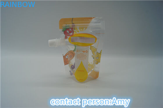 친절한 FDA 주스 zip 자물쇠 인쇄 주둥이 주머니 포장 eco