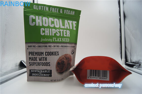 2017의 새로운 디자인 지퍼를 가진 bag/10oz 치즈 주머니를 포장하는 선전용 초콜렛 건빵