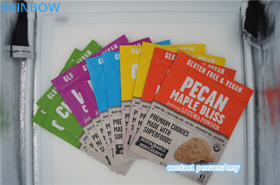 과자를 위한 플라스틱 간식 포장 부대/향낭, 지퍼를 가진 10oz 치즈 주머니