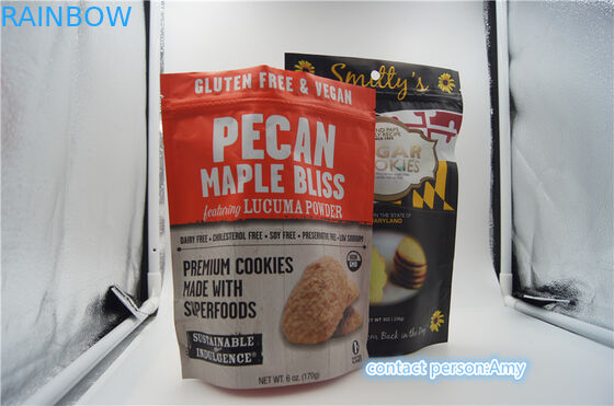 과자를 위한 플라스틱 간식 포장 부대/향낭, 지퍼를 가진 10oz 치즈 주머니